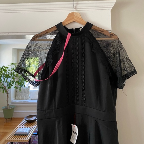 Liquorish/ASOS A-Line Lace Detail MIDI Dress - Picture 4 of 4